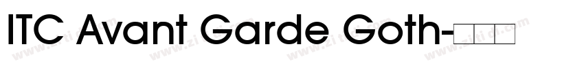 ITC Avant Garde Goth字体转换